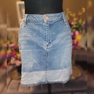 NWT NY & Co Denim Skirt Size 16